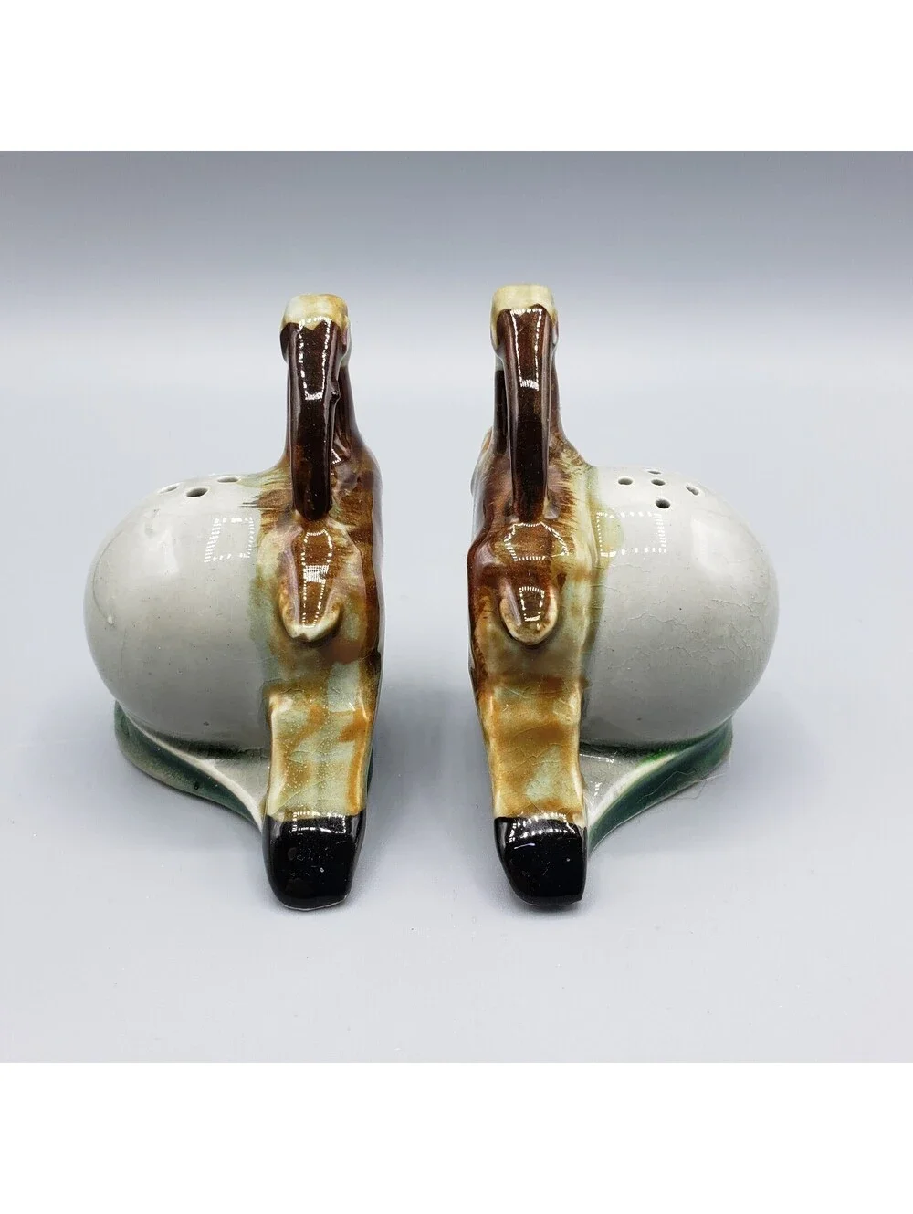 Vintage Thames Gazelle Salt & Pepper Shakers Porcelain Pair Kitchen Deer